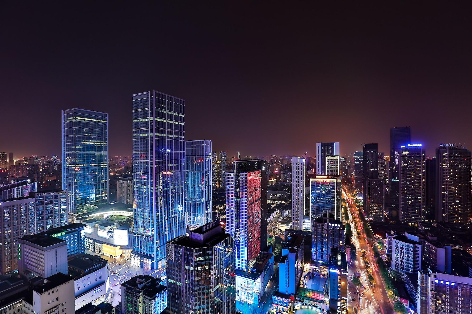 Grand Hyatt Chengdu Hotell Exteriör bild
