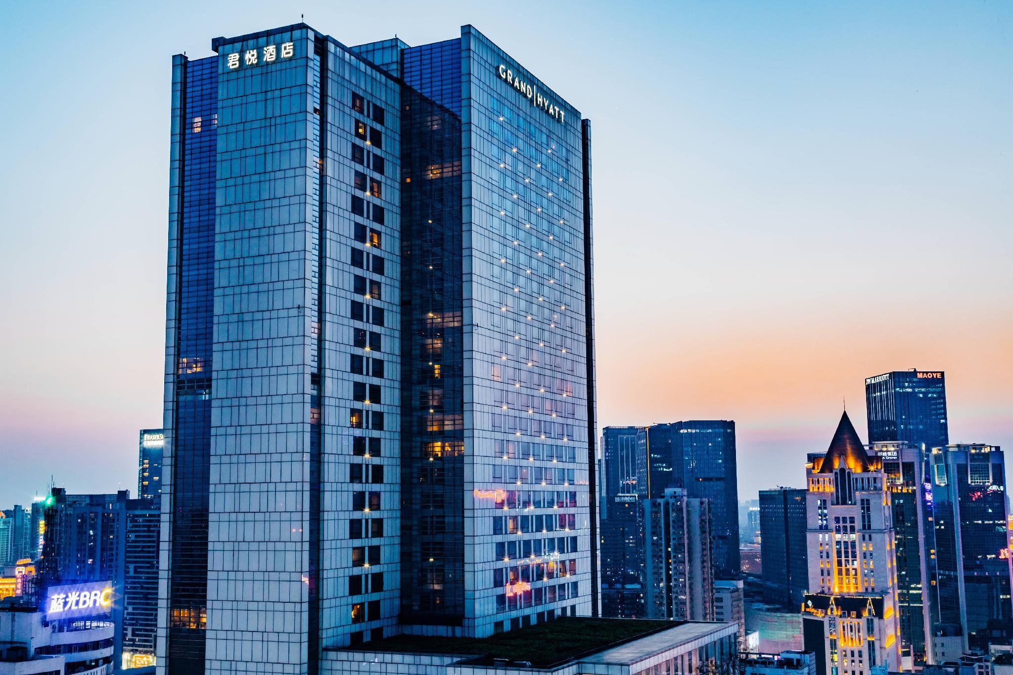 Grand Hyatt Chengdu Hotell Exteriör bild